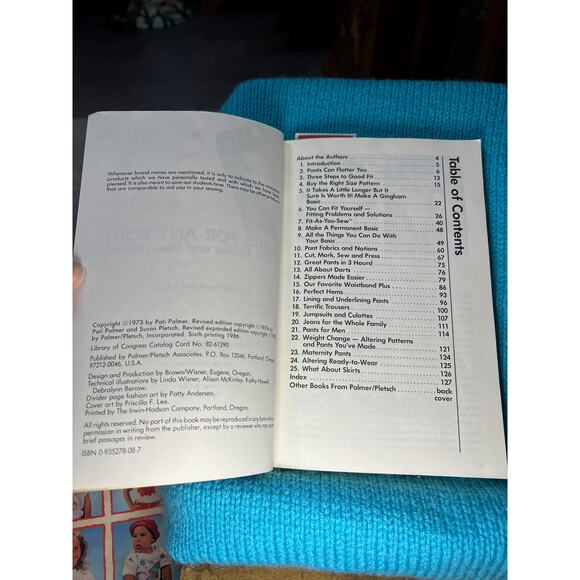 Pants for any body By Pati Palmer & Susan Pletch book - Picture 3 of 4
